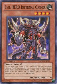 Evil HERO Infernal Gainer [Legendary Collection 2] [LCGX-EN030] | Gear Gaming Bentonville