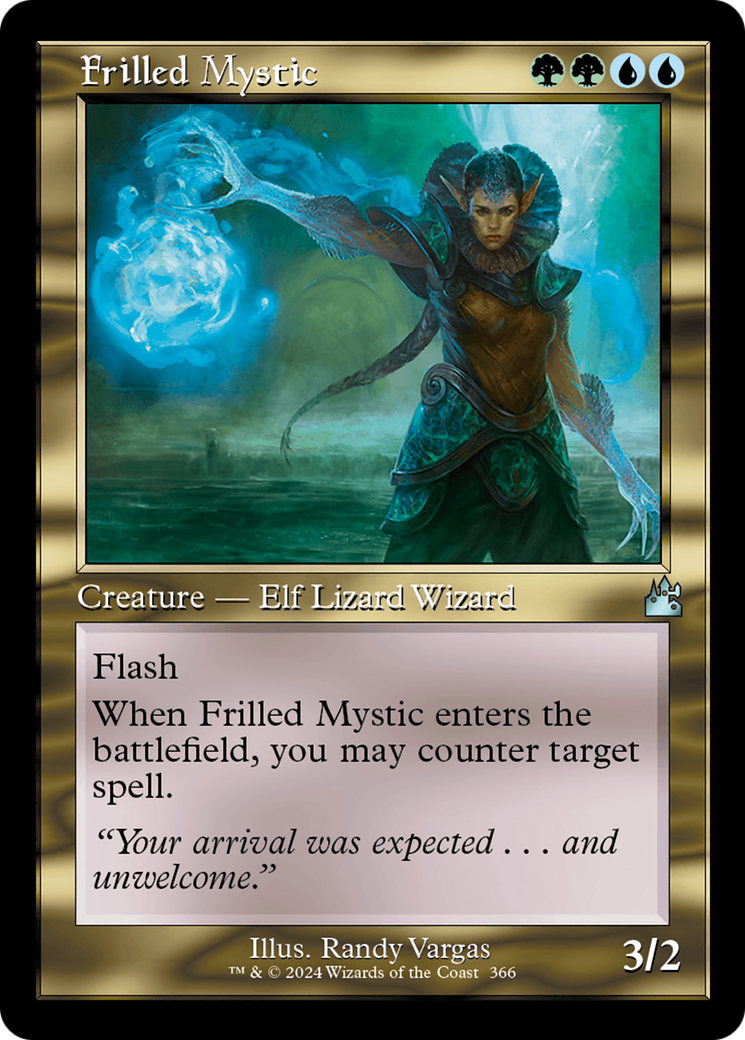 Frilled Mystic (Retro Frame) [Ravnica Remastered] | Gear Gaming Bentonville