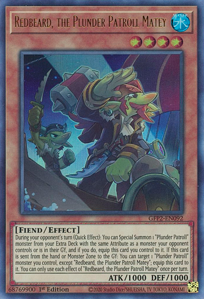 Redbeard, the Plunder Patroll Matey [GFP2-EN092] Ultra Rare | Gear Gaming Bentonville