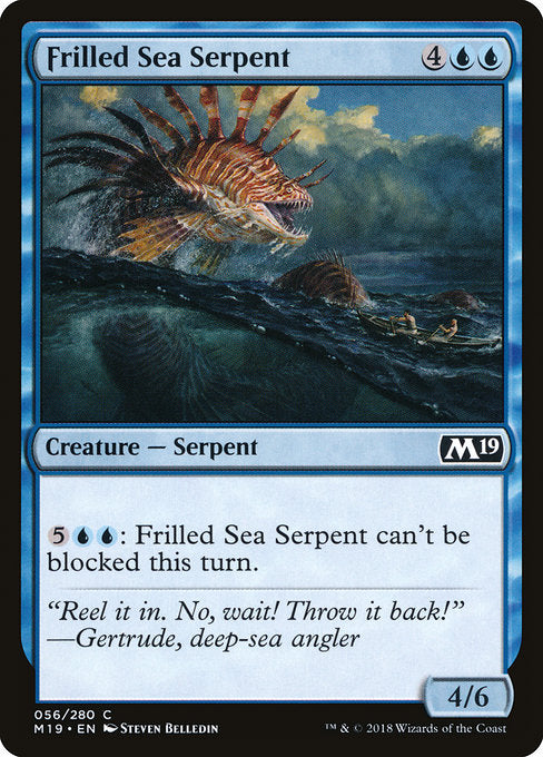 Frilled Sea Serpent [Core Set 2019] | Gear Gaming Bentonville