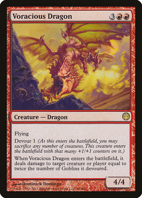 Voracious Dragon [Duel Decks: Knights vs. Dragons] | Gear Gaming Bentonville