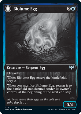 Biolume Egg // Biolume Serpent [Innistrad: Double Feature] | Gear Gaming Bentonville