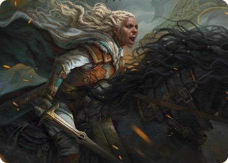 Eowyn, Fearless Knight Art Card [The Lord of the Rings: Tales of Middle-earth Art Series] | Gear Gaming Bentonville