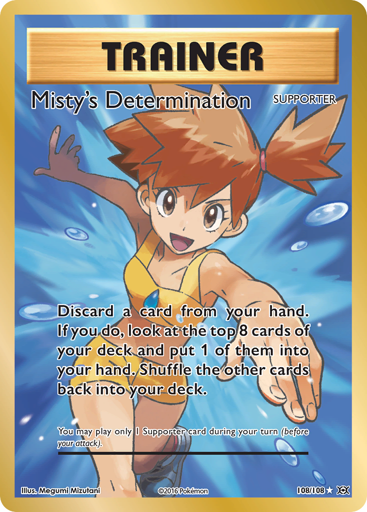 Misty's Determination (108/108) [XY: Evolutions] | Gear Gaming Bentonville