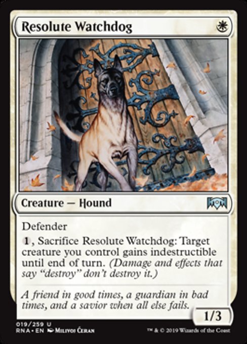 Resolute Watchdog [Ravnica Allegiance] | Gear Gaming Bentonville