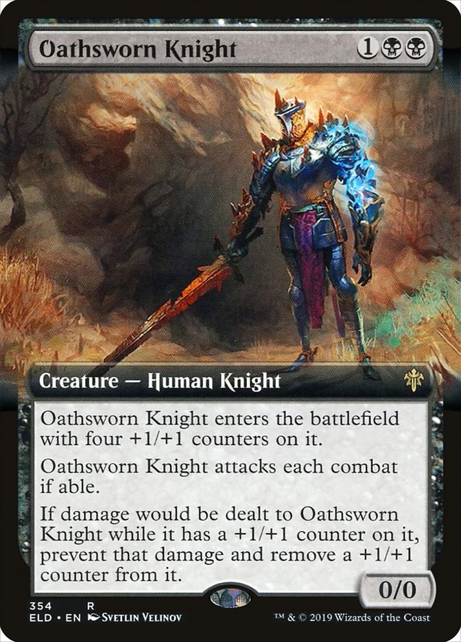 Oathsworn Knight (Extended Art) [Throne of Eldraine] | Gear Gaming Bentonville