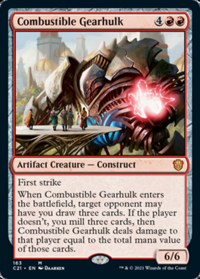 Combustible Gearhulk [Commander 2021] | Gear Gaming Bentonville