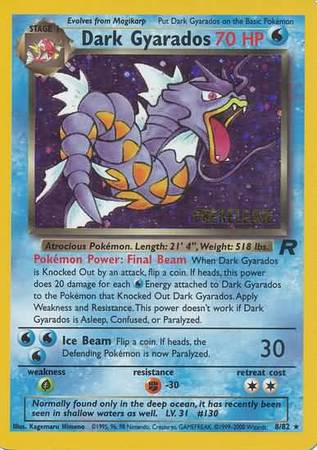 Dark Gyarados (8/82) (Prerelease Promo) [Team Rocket Unlimited] | Gear Gaming Bentonville