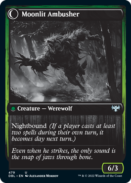 Oakshade Stalker // Moonlit Ambusher [Innistrad: Double Feature] | Gear Gaming Bentonville