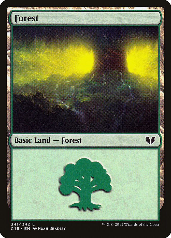 Forest (341) [Commander 2015] | Gear Gaming Bentonville