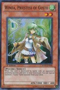 Winda, Priestess of Gusto [Hidden Arsenal 5: Steelswarm Invasion] [HA05-EN040] | Gear Gaming Bentonville