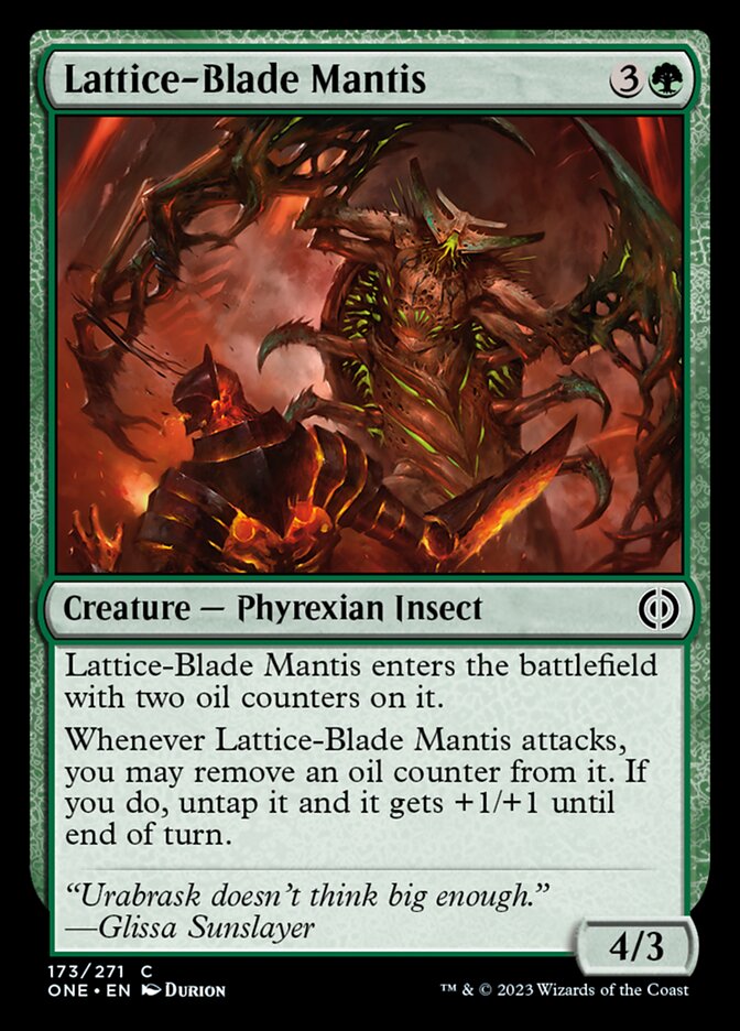 Lattice-Blade Mantis [Phyrexia: All Will Be One] | Gear Gaming Bentonville