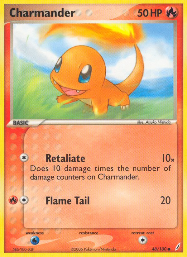 Charmander (48/100) [EX: Crystal Guardians] | Gear Gaming Bentonville