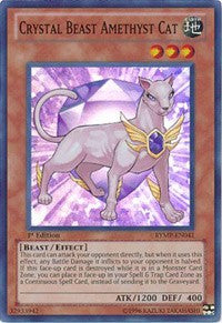 Crystal Beast Amethyst Cat [Ra Yellow Mega Pack] [RYMP-EN041] | Gear Gaming Bentonville