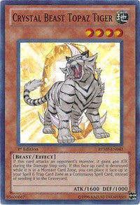 Crystal Beast Topaz Tiger [Ra Yellow Mega Pack] [RYMP-EN043] | Gear Gaming Bentonville