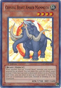 Crystal Beast Amber Mammoth [Ra Yellow Mega Pack] [RYMP-EN044] | Gear Gaming Bentonville