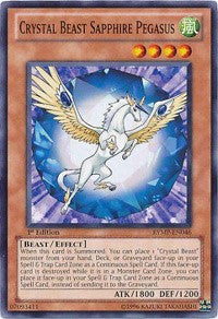 Crystal Beast Sapphire Pegasus [Ra Yellow Mega Pack] [RYMP-EN046] | Gear Gaming Bentonville