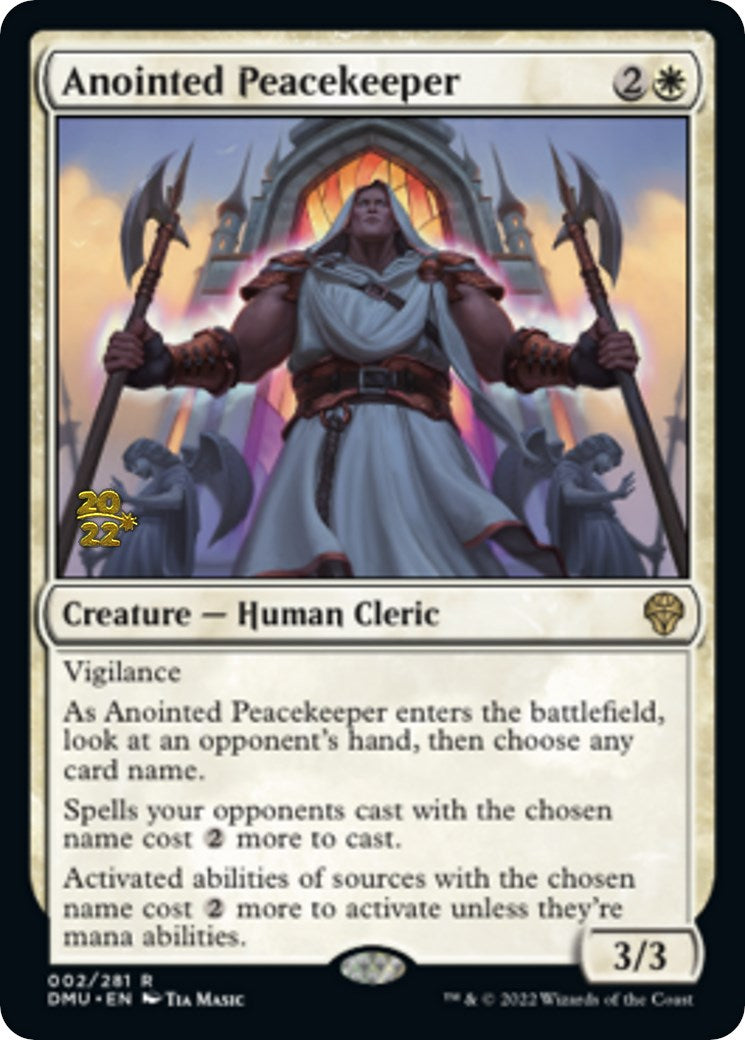 Anointed Peacekeeper [Dominaria United Prerelease Promos] | Gear Gaming Bentonville