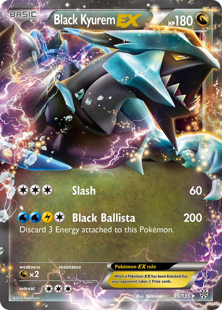 Black Kyurem EX (95/135) [Black & White: Plasma Storm] | Gear Gaming Bentonville