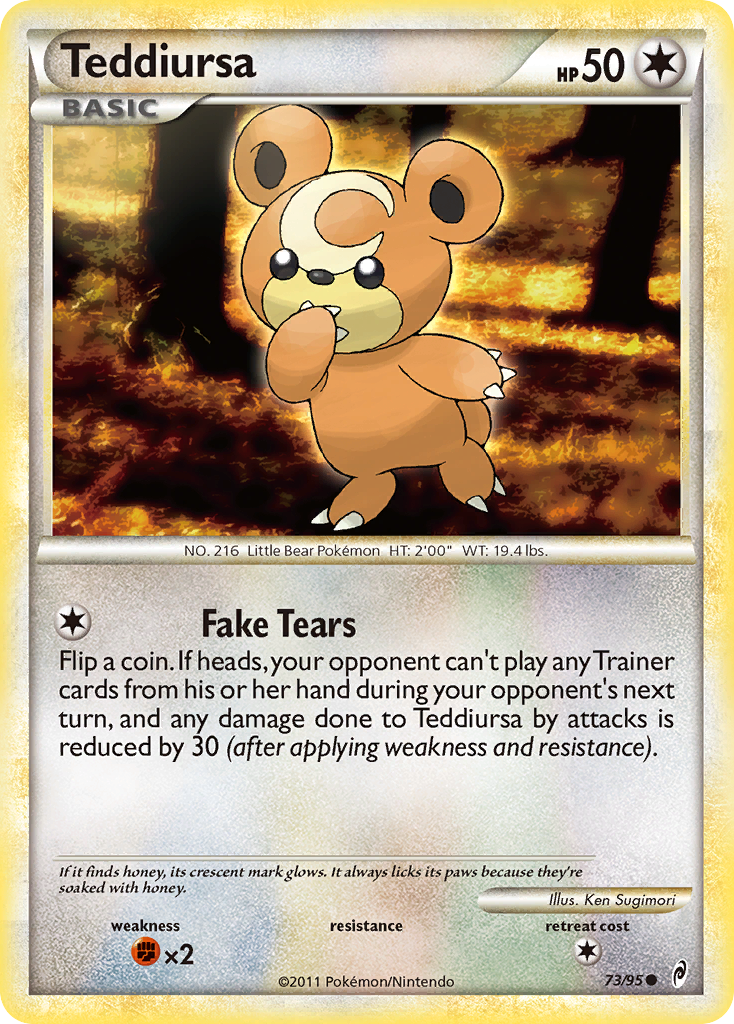 Teddiursa (73/95) [HeartGold & SoulSilver: Call of Legends] | Gear Gaming Bentonville