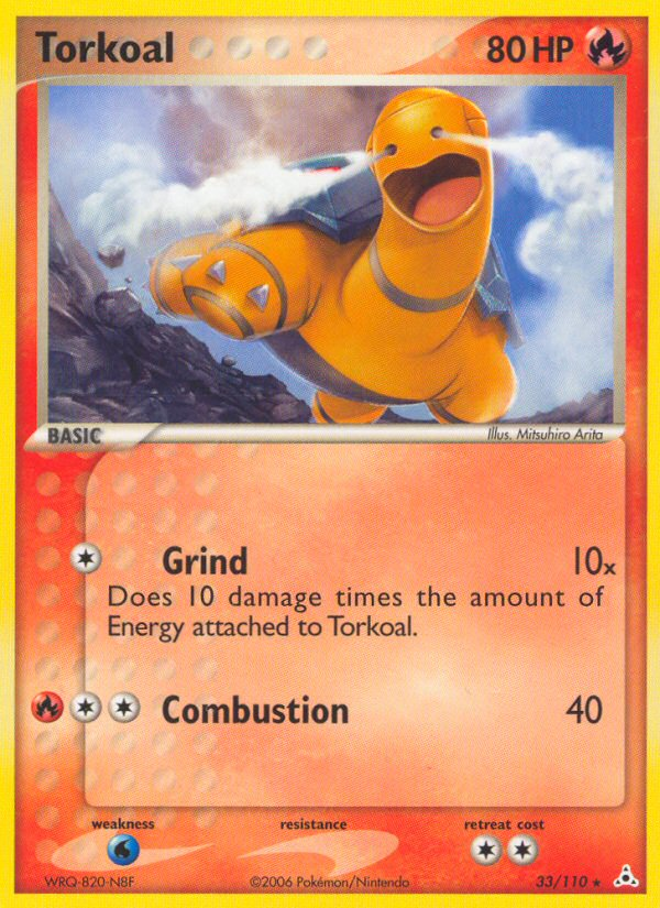 Torkoal (33/110) [EX: Holon Phantoms] | Gear Gaming Bentonville