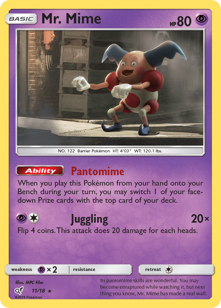 Mr. Mime (11/18) [Sun & Moon: Detective Pikachu] | Gear Gaming Bentonville