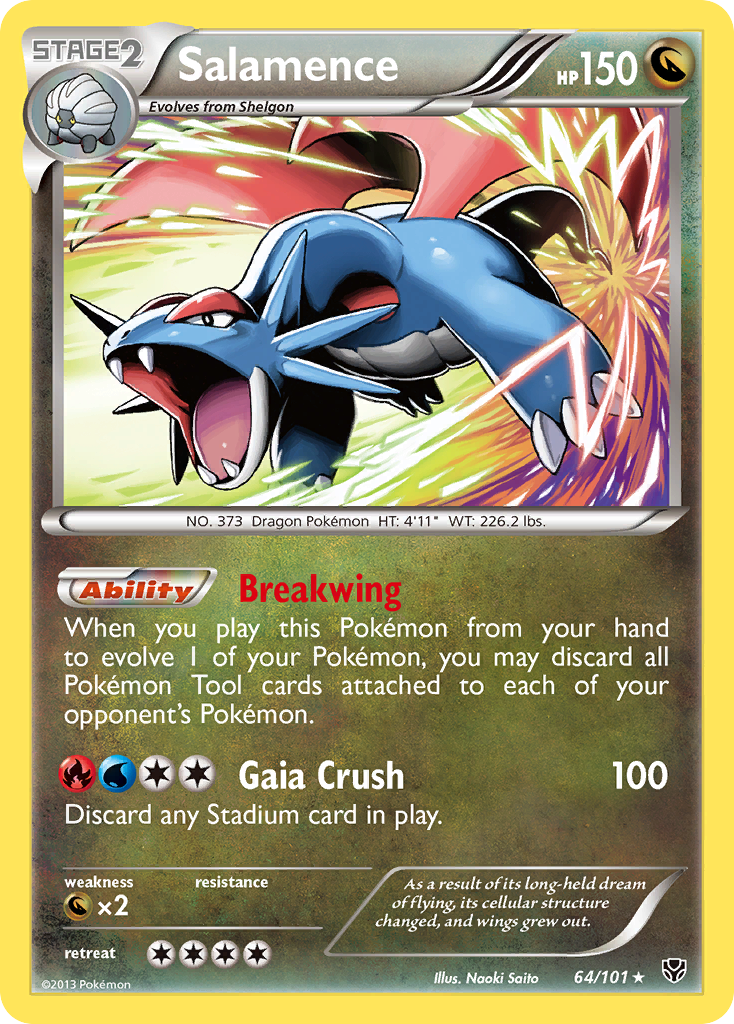 Salamence (64/101) [Black & White: Plasma Blast] | Gear Gaming Bentonville