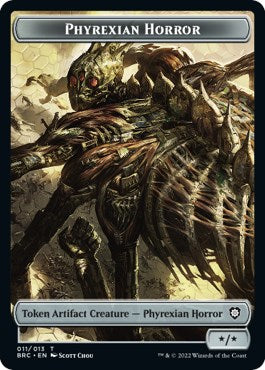 Servo // Phyrexian Horror Double-Sided Token [The Brothers' War Commander Tokens] | Gear Gaming Bentonville