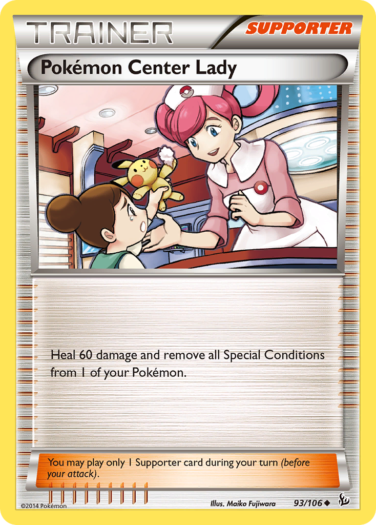 Pokemon Center Lady (93/106) [XY: Flashfire] | Gear Gaming Bentonville