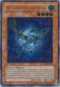 Crystal Beast Sapphire Pegasus (UTR) [Force of the Breaker] [FOTB-EN007] | Gear Gaming Bentonville