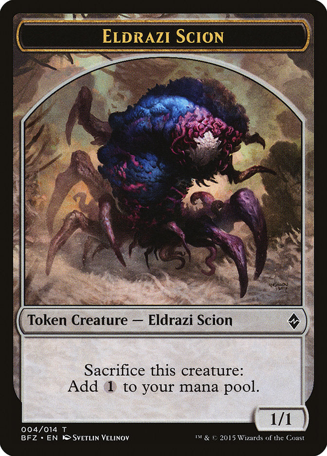 Eldrazi Scion (004/014) [Battle for Zendikar Tokens] | Gear Gaming Bentonville