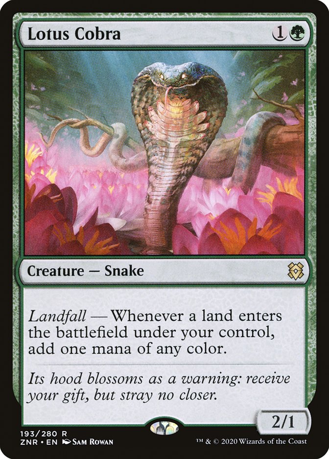 Lotus Cobra [Zendikar Rising] | Gear Gaming Bentonville