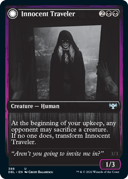 Innocent Traveler // Malicious Invader [Innistrad: Double Feature] | Gear Gaming Bentonville