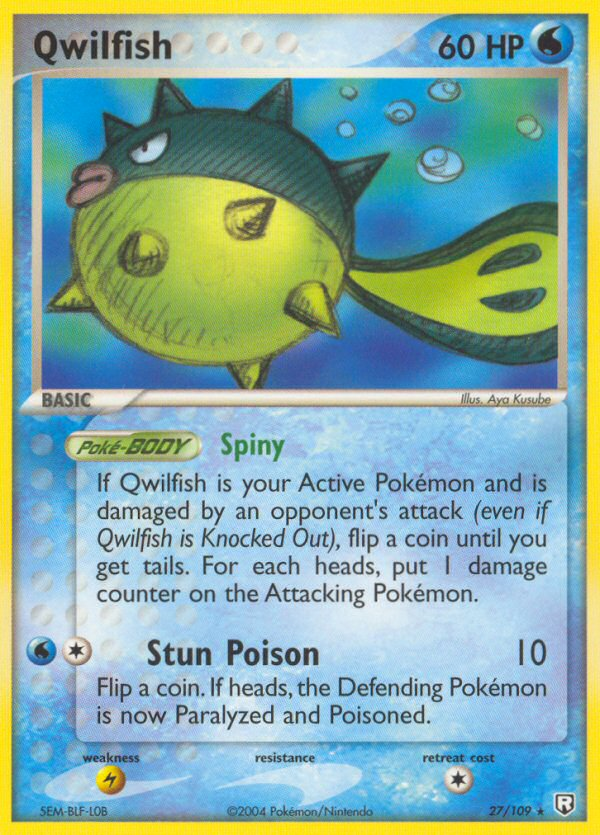 Qwilfish (27/109) [EX: Team Rocket Returns] | Gear Gaming Bentonville