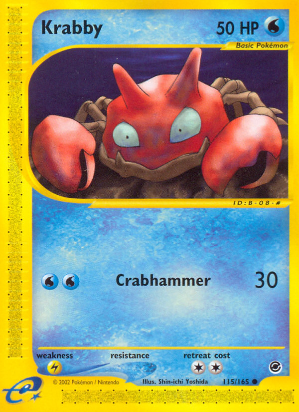 Krabby (115/165) [Expedition: Base Set] | Gear Gaming Bentonville