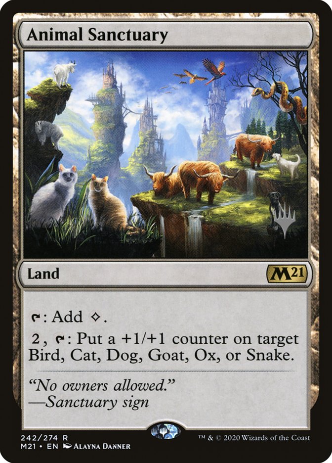 Animal Sanctuary (Promo Pack) [Core Set 2021 Promos] | Gear Gaming Bentonville