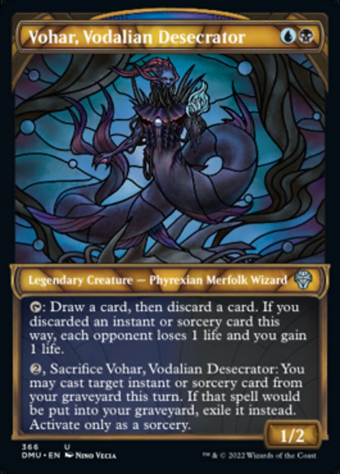 Vohar, Vodalian Desecrator (Showcase Textured) [Dominaria United] | Gear Gaming Bentonville