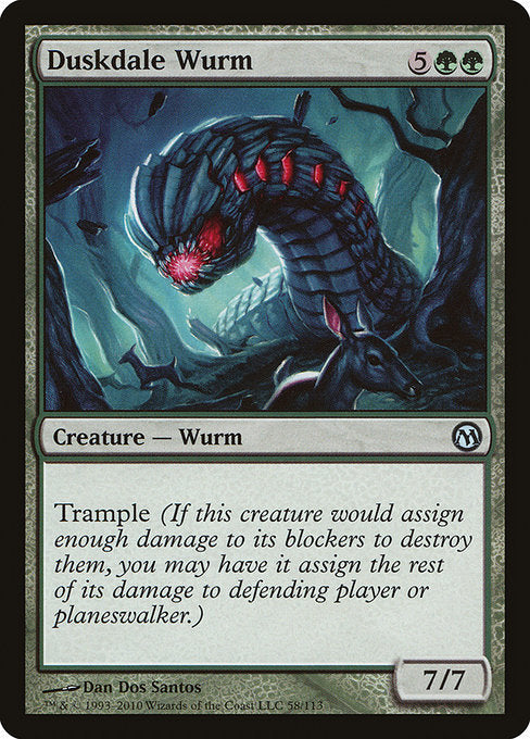 Duskdale Wurm [Duels of the Planeswalkers] | Gear Gaming Bentonville