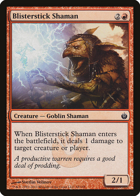 Blisterstick Shaman [Mirrodin Besieged] | Gear Gaming Bentonville