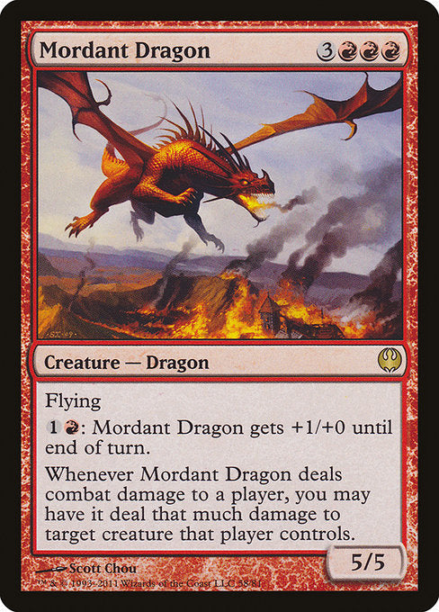 Mordant Dragon [Duel Decks: Knights vs. Dragons] | Gear Gaming Bentonville