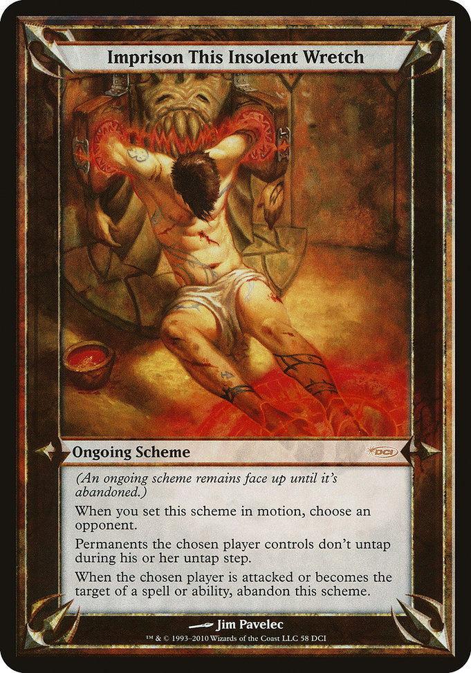 Imprison This Insolent Wretch (Oversized) [Oversize Cards] | Gear Gaming Bentonville