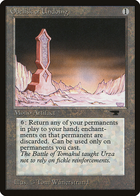 Obelisk of Undoing [Antiquities] | Gear Gaming Bentonville