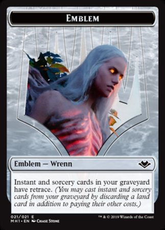 Goblin (010) // Emblem - Wrenn and Six (021) Double-sided Token [Modern Horizons] | Gear Gaming Bentonville