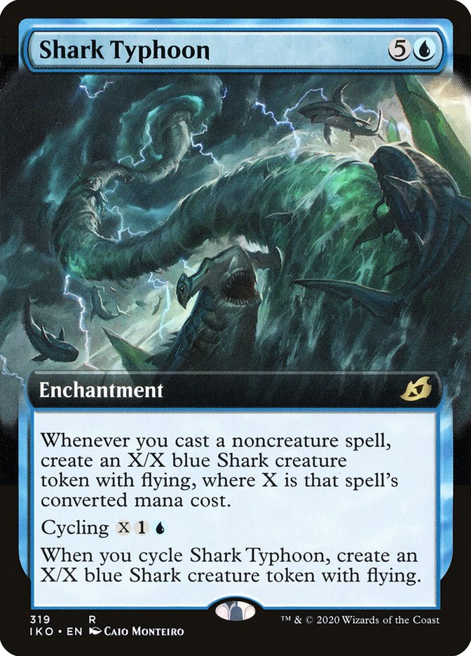 Shark Typhoon (Extended Art) [Ikoria: Lair of Behemoths] | Gear Gaming Bentonville