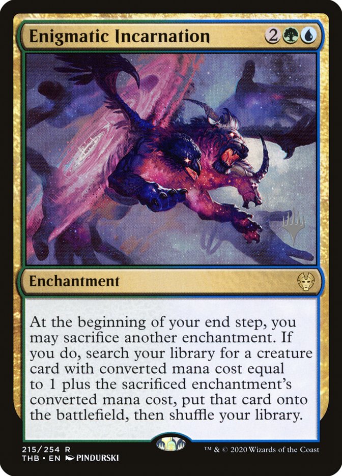 Enigmatic Incarnation (Promo Pack) [Theros Beyond Death Promos] | Gear Gaming Bentonville