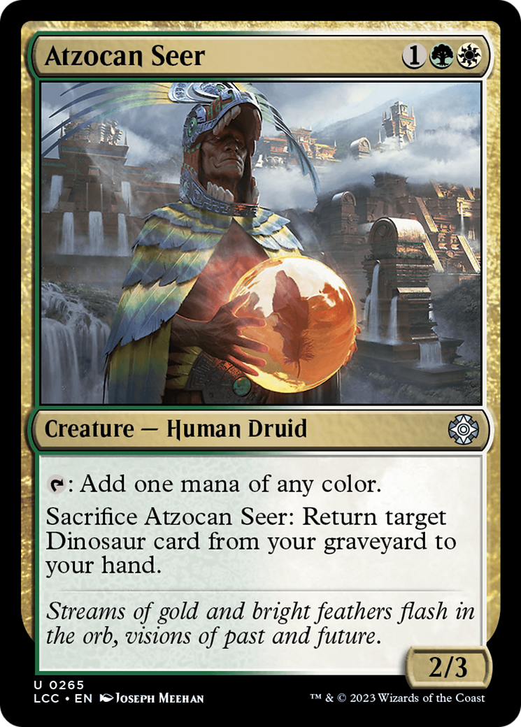 Atzocan Seer [The Lost Caverns of Ixalan Commander] | Gear Gaming Bentonville