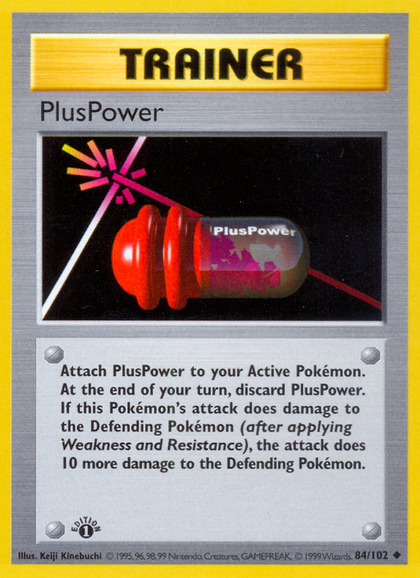 PlusPower (84/102) (Shadowless) [Base Set 1st Edition] | Gear Gaming Bentonville