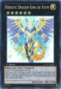 Hieratic Dragon King of Atum [Galactic Overlord] [GAOV-EN047] | Gear Gaming Bentonville