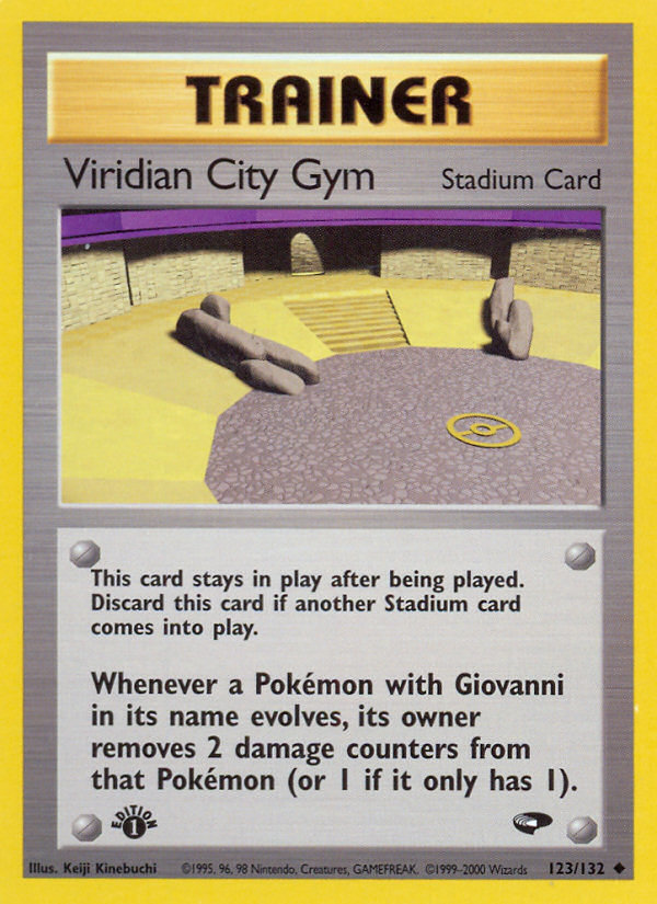 Viridian City Gym (123/132) [Gym Challenge 1st Edition] | Gear Gaming Bentonville