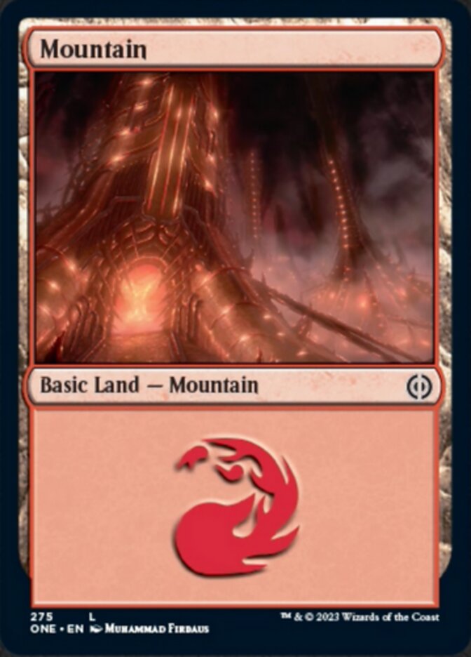 Mountain (275) [Phyrexia: All Will Be One] | Gear Gaming Bentonville